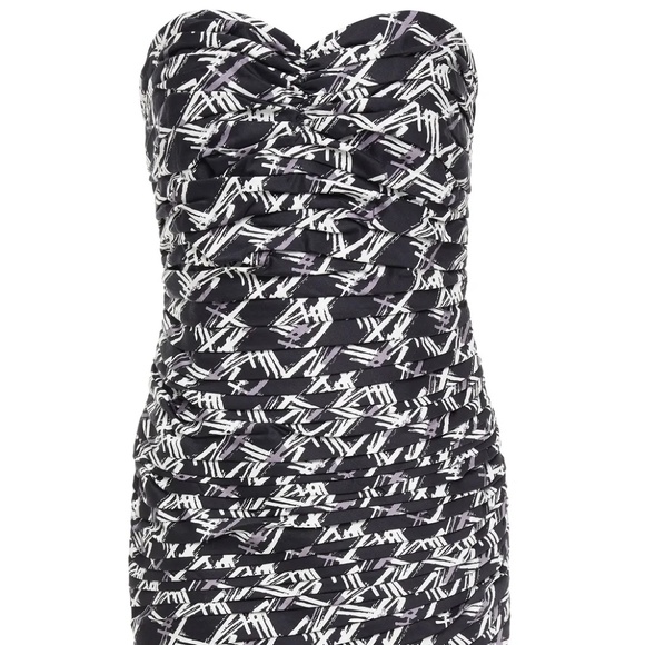 RETROFÊTE ruffled printed cotton-blend poplin mini dress - Picture 3 of 4